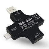 DANIU 2 en 1 Probador multifuncional de Type-c USB, Probador de potencia PD, Voltímetro Amperímetro