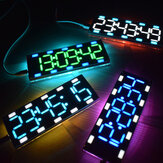 Geekcreit® DIY 6 Digit LED Large Screen Two-Color Digital Tube Desktop Clock Kit Touch Control