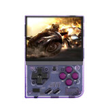 Miyoo Mini Plus 64GB 10000 Games Retro Handheld Game Console for PS1 MD SFC MAME GB FC WSC 3.5 inch IPS OCA Screen Portable Linux System Pocket Video Game Player Transparent Purple