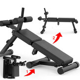 Miking Összecsukható Sit Up Pad Hasizom tábla Multifunkcionális súlypad 5 magasságállítási lehetőséggel Fitness Gym Home Exercise