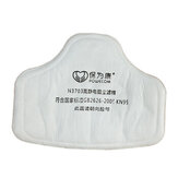 100 Stück POWECOM 3703 Filterbaumwolle für die 3700 PM2.5 Maske Professioneller Arbeitsschutz Gesichtsmaske Filter
