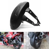Guardabarros de guardabarros universal para rueda trasera de motocicleta con soporte en negro