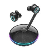 BlitzWolf® BW-FLB3 Gaming TWS fone de ouvido bluetooth V5.0 Modo de jogo RGB Light fone de ouvido sem fio com microfone removível
