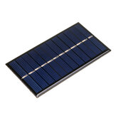 Pannello solare mini poli cristallino da 6V 1W 60*110mm con scheda di epoxy per apprendimento fai-da-te