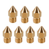 CREATIVITY® 10Pcs/Lot Brass Nozzle 0.3/0.4/0.5/0.6/0.8/1.0MM 3D Printer Consumable Extruder Nozzle Head