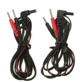 2 шт. стандартных электродных панелей проводов Соединение со стандартным пином для машин Tens / Ems