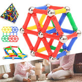 103 sztuk zestaw klocków magnetycznych budowa DIY kije dla dzieci zabawki edukacyjne dla dzieci