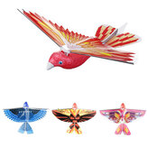 10,6 inch elektrisch vliegend fladderende vogelspeelgoed oplaadbaar vliegtuigspeelgoed voor kinderen buiten