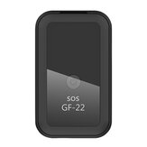 GF22 Tracker GPS en temps réel Commande vocale Dispositif de suivi de localisation magnétique mini avec alarme antivol pour voiture, moto, camion et enregistrement