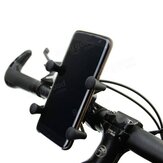 BIKIGHT Bisiklet Cep Telefonu Tutacağı 360° Ayarlanabilir X-Grip Dağ Bisikleti Telefon Tutucusu 5.5 inç'e kadar.