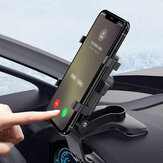 Yesido C101 Evrensel 360 ° Dönme Araba GPS Pano / Sunvisor 5.7-10cm Genişlik Cihazları için Cep Telefonu Tutucu Braketi