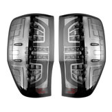Para wędzone lampy tylne LED samochodów tylne światła dla Ford Ranger PX T6 MK2 XL XLT XLS Wildtrak AT
