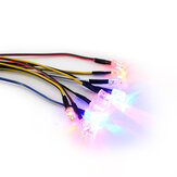 DUMBORC DC Luces LED ordinarias con cables prolongados para piezas receptoras de X6DC RC