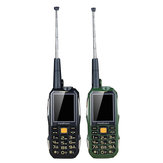 MAFAM M2+ 2,4 hüvelykes 4000 mAh UHF Walkie Talkie Hardver Intercom Kézi SOS Facebook Dual SIM kártya FM Power Bank strapabíró telefon