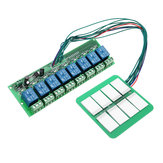 12V 8 Channels Capacitive Touch Switch Module With Relay And Self-locking Interlock Function