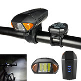 BIKIGHT Kerékpárlámpa, csengő és elektromos kürt USB vízálló kerékpározáshoz, elektromos rollerhez és motorhoz