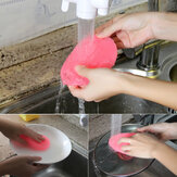 Brosse de nettoyage de vaisselle magique en silicone Outil de nettoyage de cuisine Éponges et tampons récurants
