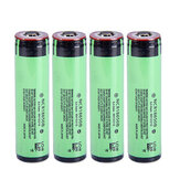 4PCS NCR18650B 3.7V 3400mAh de lítio recarregável protegido Bateria