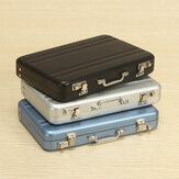 Aluminiowe biznesowe pudełko na karty kredytowe Mini walizka etui na karty Wysokiej jakości biznesowe pudełko na karty biurowe