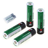 4 Adet Çok parlak 1.2 v 2700 mah AA Ni-MH Batarya Korumalı Şarj Edilebilir Batarya + Batarya Kutu