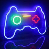 LED Bakplattformsspelets maskinmodell Neonljus Familjespelrum Atmosfärsljus