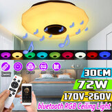 72W RGBW調光可能な天井ライト スマートミュージックBluetoothアプリリモコン