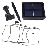 Solar Panel Two Installations 5.5V For LED Fairy String Light + Wall Mount Spike Sets