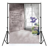 3x5FT True Love Balloon Flower Backdrop Photography Background Studio Prop