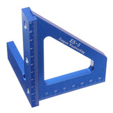 ES-5 Aluminium Alloy Multifunction Woodworking Scribing Ruler 3D Miter Angle Marking T Ruler Square Layout 45/90 Stopień Measuring Ruler