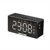 Bakeey D7 LED Alarm Clock Speaker Luminous Multi-function Retro bluetooth 5.0 Loudspeaker for Home Decor Digital Alarm Clock