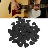 100 unidades de púas de guitarra de celuloide de 0,71 mm para guitarra acústica y bajo