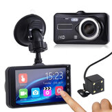 1080P Touch Screen Car DVR Camera Recorder Dual Lens Front and Rear HD Dash Cam