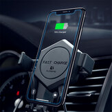 FLOVEME 10W Qi Wireless Charger Car Phone Holder Gravity Auto Lock Stand for iPhone Xs X /Xiaomi