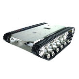 RC Robot Car Metal Tracked Tank Chassis Metal Crawler Belt With DC 350 Motor