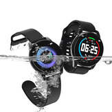 Bakeey Watch 4 HD Pulsera de pantalla a color 24 horas HR y presión arterial Monitor Business Style Smart Watch