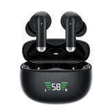 Ασύρματα ακουστικά BlitzWolf® BW-ANC6 TWS bluetooth V5.2 με ενεργή μείωση θορύβου, οθόνη ισχύος LED, χαμηλή καθυστέρηση, διπλό μικρόφωνο ENC