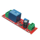 Módulo do interruptor do temporizador do atraso do oscilador de 12V NE555 ajustável 0-10 segundo