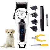 Pet Clipper Rechargeable Pet Cat Dog Electric Trimmer Hair Cutter Shaver Grooming Tool Kit