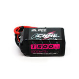 Bateria LiPo CNHL Black Series 4S 14.8V 1500mAh 100C z wtyczką XT60 do drona RC o rozmiarze 150-220mm i średnicy 4 cali do wyścigów FPV.
