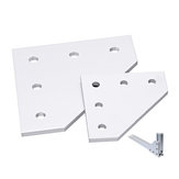 Machifit 5 Holes Aluminum Profile Corner Bracket  90 Degree L Type Joint Plate for CNC V-slot 2020 3030 Alumin
