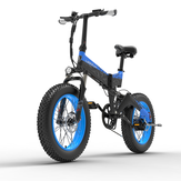 [EU Direct] LANKELEISI X3000PLUS 10.4Ah 48V 1000W Масло Электрический велосипед с тормозным мопедом 20 дюймов Умный складной велосипед 46 км / ч Максимальная скоро