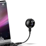 Xiaovv A12 Mini-USB-WIFI-Smart-IP-Kamera-Webcam 170 ° Fisheye-Weitbereich 1080P V380 Pro AP-Verbindung 128G Auto-Tracking-IP-Innenkamera