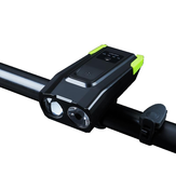 XANES SFL16 800LM Faro de luz de bicicleta con sensor inteligente y bocina de 120db para distancia cercana y lejana