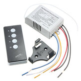 220V Wireless ON / OFF 3 Way Light Light Remote Control Switch Receiver Πομπός