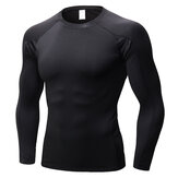 Pro Mens Compression Tight Langarm-Shirts für Fitnesstraining