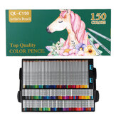 Μολύβια 150 χρωμάτων από ξύλο QiLi QL-C150 Ζωγράφος Ζωγραφική Μολύβι Ελαιογραφίας Σχολικά στυλό Προμήθειες τέχνης