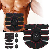 6-Modi Bauchmuskelstimulator Set ABS EMS Trainer Körper Fitness USB wiederaufladbare Körperformungs-Ausrüstung