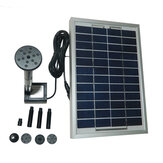 12V 5W Mini Pompa Solarna do Fontann Ogrodowych na Wodę Bezszczotkową