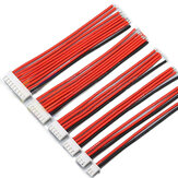 2.54XH 22AWG 13CM 1S 2S 3S 4S 6S 8S Balance Cable سيليكون Wire for Lipo Batteries