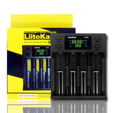 Φορτιστής μπαταριών LCD LiitoKala LII-S4 3.7V 18650 18350 18500 16340 21700 20700B 20700 14500 26650 1.2V AA AAA Smart Charger